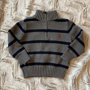 Polo Ralph Lauren boys Toddler 2T 1/4 zip sweater